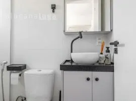 Casa pé na areia SC - Espaço completo