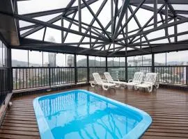 Centro Blumenau Rota Gastronômica Piscina