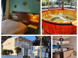 Cabañas equipadas a pasos de Playa El Canelo con Tinaja，位于阿尔加罗沃的酒店