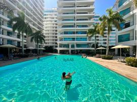 Playa Boquilla-Morros- Apto cerca Hotel Americas dentro de Condominio H Sonesta，位于卡塔赫纳的度假村