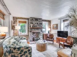 Steps to Delaware Canal Enchanting Stone Cottage!