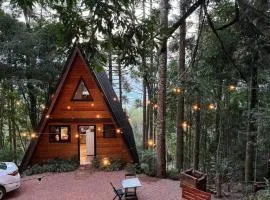 Cabanas da Mata Com Vista para as Montanhas na Serra Gaúcha