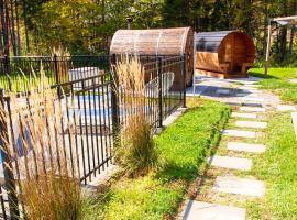 2CH Relaxation Spa Sauna BBQ Wi-Fi，位于Pont-Rouge的酒店