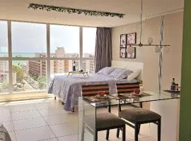 Flat Charmoso com Vista Panorâmica do Mar - Ponta de Campina