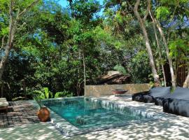 SITIO VILLA DA MATA，位于圣米格尔-杜斯米拉格里斯的酒店