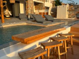 Mikri Vigla Villas with private swimming pool，位于纳克索斯岛卡斯特拉基的酒店