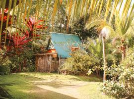 Rustic Cabin in Pavones surf brake，位于帕沃内斯的酒店
