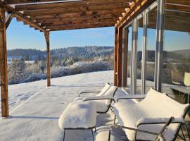 Widokowe Stodoły Bieszczady - domy z panoramą połonin，位于莱斯科的滑雪度假村