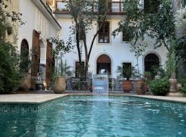 Riad Hanael Garden & Spa，位于非斯的摩洛哥传统庭院