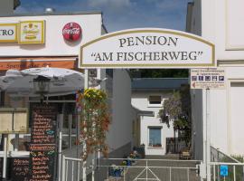 Pension "Am Fischerweg"，位于黑灵斯多夫的酒店