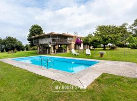 MyHouseSpain - Argüero, chalet con piscina，位于Argüero的酒店