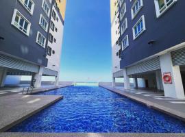 Siti Seaview Homestay, Pangsapuri Ladang Tanjung, Kuala Terengganu，位于瓜拉丁加奴的公寓