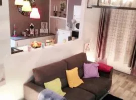 Studio chaleureux à Puget-Théniers, 27 m² avec vue montagne