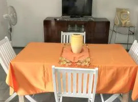 Appartement agréable à La Trinité, 95 m², vue sur le jardin