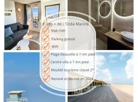 Ocea Marina appartement vue mer refait à neuf avec parking privatif