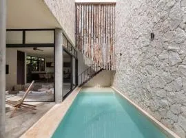 Tulum Circular Design Villa with Pool & BBQ 3B