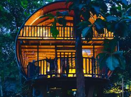 woodland sanctuary，位于哈伯勒内的酒店