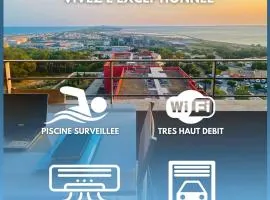 Luxueux T3 Piscine et Vue Somptueuse