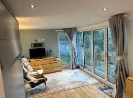 Tiny house with pull down bed