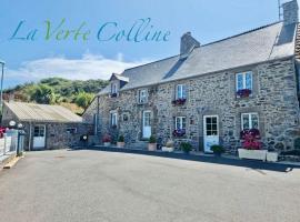 La Verte Colline，位于Siouville的带热水浴缸的酒店