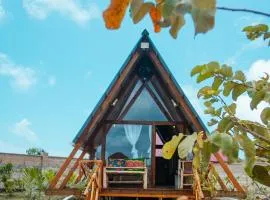 Serene A-Frame Cabin in Nungwi, Tanzania - Private Garden Oasis
