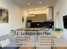 Le Repos des Pins, à 10 minutes des plages