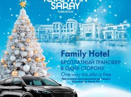 KARAVANSARAY Turkistan Family Hotel - FLYING THEATRE ACCESS，位于Türkistan的酒店