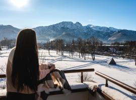 Hotel Helios 300m od Krupówek nowy BASEN od 12 lipca，位于扎科帕内的酒店