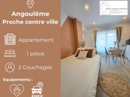 S2 SWEET HOMES I Studio proche centre I Parking inclu，位于昂古莱姆的自助式住宿