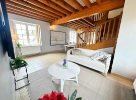 S Baylevéd'Air duplex vue château, Balnéo et sauna，位于色当的酒店