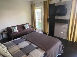 Scarlett Studios 1 -US Embassy Appt 7 mins drive- Lloyd Erskine Sandiford Centre and Ross uni 5 mins drive -Only the 1 night package includes Airport and US Embassy roundtrip