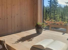 Fantastic Forest Cabin With Panoramic View，位于Jaren的酒店