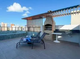 Intermares Flat Novo e Amplo 4 Pessoas 300m Praia