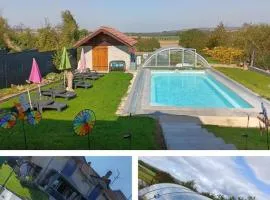Chambres d'hôtes piscine couverte & chauffée