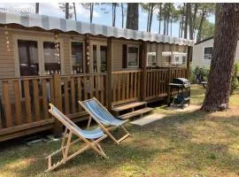 Mobilhome 6 et 4 places terrasses couvertes - Les Dunes de Contis