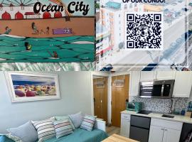 Beach block modern condo，位于大洋城的酒店