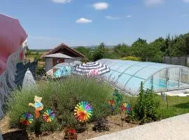 Chambres d'hôtes piscine couverte & chauffée