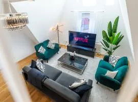 130 qm Maisonette-Penthouse - Dachterrasse mit exklusivem Panoramablick