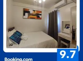 Cozy TriG Place near SM Seaside with Wifi Netflix free swimming pool & parking
