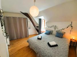 Maison coquette 2 chambres jardin，位于Reuilly的酒店