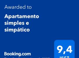 Apartamento simples e simp&aacute;tico，位于奥尔塔的海滩酒店