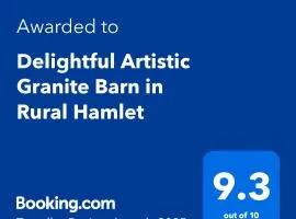 Delightful Artistic Granite Barn in Rural Hamlet