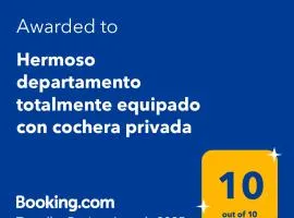 Hermoso departamento totalmente equipado con cochera privada