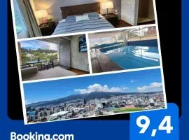 Excelente Vista panoramica,piscina,sauna,seguridad 24h,acojedor,confortable,Excellent panoramic view, swimming pool, private security 24h comfortable and cozy