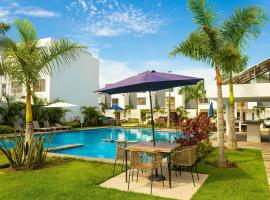 Casa con alberca cerca de playas Riviera Nayarit，位于Los Algodones的乡村别墅