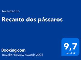 Recanto dos pássaros，位于加里波第的酒店