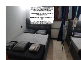 Mini Deluxe Room - Close to Metro C，位于托尔维加塔的酒店