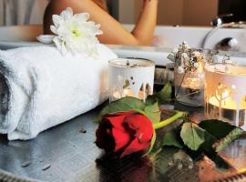 Penthouse mit Whirlpool, Sauna, Dachterrasse und Schwedenofen, air-condition，位于阿尔特廷的酒店