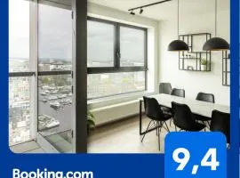 UNIEK appartement - mooiste en hoogste uitzicht op Antwerpen! - incl gratis parking