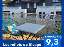 Les reflets de Rivage avec garage privatif - 350m plage，位于孔卡尔诺的酒店